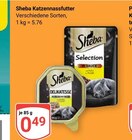 Katzennassfutter im Angebot bei GLOBUS in Worms Katzennassfutter Angebote von Sheba bei GLOBUS Worms für 0,49 €