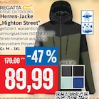 Herren-Jacke "Highton Street" im Angebot bei Kaufhaus Stolz in Neumünster Herren-Jacke "Highton Street" Angebote von REGATTA GREAT OUTDOORS bei Kaufhaus Stolz Neumünster für 89,99 €