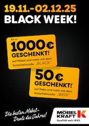 Ledersofa Angebot im aktuellen Möbel Kraft Prospekt auf Seite 1