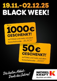 Katzenfutter im aktuellen Möbel Kraft Prospekt (Dresden) Katzenfutter im Möbel Kraft Prospekt "BLACK WEEK!" mit 1 Seiten (Dresden)
