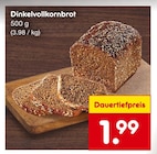 Dinkelvollkornbrot im Angebot bei Netto Marken-Discount in Gelsenkirchen Dinkelvollkornbrot Angebote bei Netto Marken-Discount Gelsenkirchen für 1,99 €