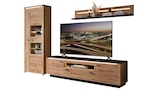 TINA - Wohnwand Mauvella Eiche 308 cm - LED-Beleuchtung Angebote bei Die Möbelfundgrube St. Ingbert für 699,99 €