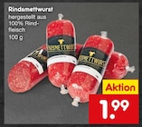 Netto Marken-Discount Allstedt - Rindsmettwurst Angebot im Prospekt Rindsmettwurst bei Netto Marken-Discount im Allstedt Prospekt für 1,99 €