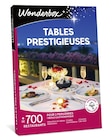 Coffret Cadeau Wonderbox Tables Prestigieuses dans le catalogue Fnac