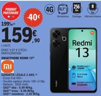 Smartphone redmi 13 - REDMI - E.Leclerc à Bergerac Smartphone redmi 13 - REDMI en promo chez E.Leclerc Bergerac à 159,90 €