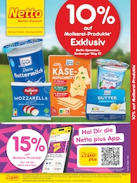Netto Marken-Discount Prospekt "10% auf Molkerei-Produkte" für Berlin, 2 Seiten, 31.08.2026 - 05.09.2026