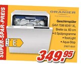 Geschirrspüler Angebote von Oranier bei Möbel AS Homburg für 349,95 €