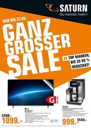 Saturn Prospekt für Ludwigshafen am Rhein mit 12 Seiten Saturn Prospekt für Ludwigshafen am Rhein: GANZ GROSSER SALE, 12 Seiten, 19.05.2022 - 27.05.2022