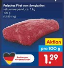 Aktuelles Falsches Filet vom Jungbullen Angebot bei Netto Marken-Discount in Braunschweig ab 1,29 €