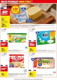 Prix et réduction Fromage râpé dans le prospectus Carrefour en cours Offre Fromage râpé dans le catalogue Carrefour du moment à la page 7