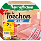 Jambon Le Torchon - FLEURY MICHON à 5,25 € dans le catalogue Carrefour