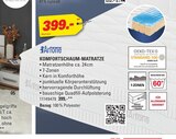 KOMFORTSCHAUM-MATRATZE für 399,00 € bei Höffner im Angebot KOMFORTSCHAUM-MATRATZE im aktuellen Höffner Prospekt