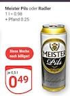 Meister Pils Angebote von Meister bei GLOBUS Zwickau für 0,49 €