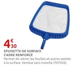 Epuisette de surface cadre renforcé en promo chez Rural Master Montauban à 4,30 €