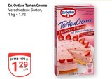 Torten Creme Erdbeer-Sahne im Angebot bei GLOBUS in Zwickau Torten Creme Erdbeer-Sahne Angebote von Dr. Oetker bei GLOBUS Zwickau für 1,29 €