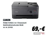 PIXMA TS7450i 3-in-1 Tintenstrahl Multifunktionsdrucker WLAN im Angebot bei MediaMarkt Saturn in Rosenheim PIXMA TS7450i 3-in-1 Tintenstrahl Multifunktionsdrucker WLAN Angebote von Canon bei MediaMarkt Saturn Rosenheim für 69,00 €