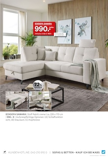 Couch im Kabs Prospekt "DEIN ZUHAUSE. DEIN HEIMSPIEL." mit 56 Seiten (Leipzig)