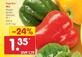 Paprika-Mix für 1,35 € bei Netto Marken-Discount im Angebot Paprika-Mix im aktuellen Netto Marken-Discount Prospekt