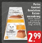 E center Stolberg - Gourmet Revelations Katzennassnahrung Angebot im Prospekt Gourmet Revelations Katzennassnahrung bei E center im Stolberg Prospekt für 2,99 €