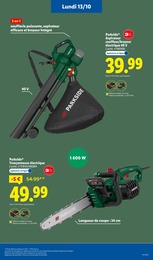 Prix et réduction Tronçonneuse Électrique dans le prospectus Lidl en cours Offre Tronçonneuse Électrique dans le catalogue Lidl du moment à la page 65