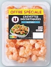 Crevettes Décortiquées - U - U Express à Strasbourg Crevettes Décortiquées - U en promo chez U Express Strasbourg à 4,40 €