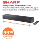 Dolby Atmos Soundbar HT-SB700 im V-Markt Prospekt Dolby Atmos Soundbar HT-SB700 von Sharp im aktuellen V-Markt Prospekt für 99,90 €