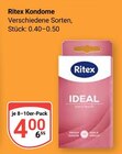 Kondome Angebote von Ritex bei GLOBUS Wolfenbüttel für 4,00 €