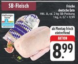 Frische deutsche Ente Angebote bei EDEKA Plauen für 8,99 €