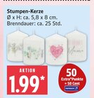 Stumpen-Kerze im Angebot bei Marktkauf in Greifswald Stumpen-Kerze Angebote bei Marktkauf Greifswald für 1,99 €
