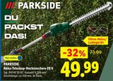 Akku-Teleskop-Heckenschere 20 V im Angebot bei Lidl in Euskirchen Akku-Teleskop-Heckenschere 20 V Angebote von Parkside bei Lidl Euskirchen für 49,99 €