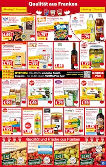 Cola im aktuellen Norma Prospekt (Nürnberg) Cola im Norma Prospekt "Mehr fürs Geld" mit 20 Seiten (Nürnberg)