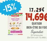 Quatuor Bien-Être du Foie - SUPERDIET à 14,69 € dans le catalogue Naturalia