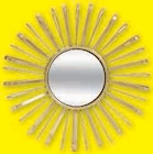 Miroir métal Ø 24 cm en promo chez Super U Clermont-Ferrand à 3,99 €