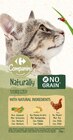 Croquettes pour chats stérilisés No Grain - CARREFOUR COMPANINO NATURALLY en promo chez Carrefour Croquettes pour chats stérilisés No Grain - CARREFOUR COMPANINO NATURALLY dans le catalogue Carrefour