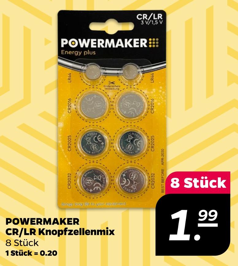 CR/LR Knopfzellenmix