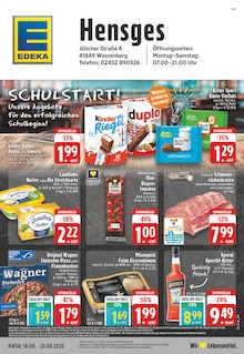 EDEKA Prospekt Wassenberg "Aktuelle Angebote" mit 24 Seiten