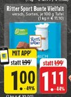 Bunte Vielfalt Angebote von Ritter Sport bei E center Grevenbroich für 1,00 €