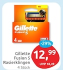 Fusion 5 Rasierklingen im Angebot bei budni in Norderstedt Fusion 5 Rasierklingen Angebote von Gillette bei budni Norderstedt für 12,99 €