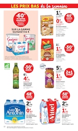 Promos Eau Minérale dans le catalogue "LES PRODUITS U À PRIX BAS" de U Express à la page 12 Promos Eau Minérale dans le catalogue "LES PRODUITS U À PRIX BAS" de U Express à la page 12