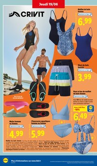 Catalogue Lidl, 16/06/2025 - 19/06/2025, Le vrai prix des bonnes choses, 45 pages Prospectus Lidl en cours, "Le vrai prix des bonnes choses", 45 pages