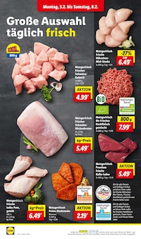 Schweinefleisch im Lidl Prospekt "LIDL LOHNT SICH" mit 61 Seiten (Ingolstadt)