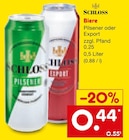 Pilsener oder Export Angebote von Schloss bei Netto Marken-Discount Ludwigshafen für 0,44 €