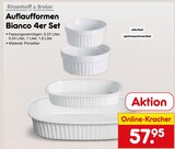 Auflaufformen Bianco 4er Set im Angebot bei Netto Marken-Discount in Wolfsburg Auflaufformen Bianco 4er Set Angebote von Ritzenhoff & Breker bei Netto Marken-Discount Wolfsburg für 57,95 €