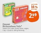 Kichererbsen Tofu von Omami im aktuellen tegut Prospekt für 2,49 €