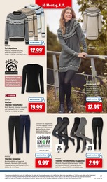 Lidl Damen Thermo Leggings im Prospekt 