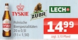 Getränke Oase - TYSKIE Angebot im Prospekt TYSKIE bei Getränke Oase im Prospekt "" für 14,99 €