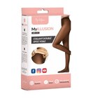 Collant marron fourré polaire effet transparent - MY ACTIFORME à 9,95 € dans le catalogue Carrefour