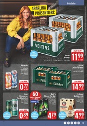 Bier im EDEKA Prospekt in Sprockhövel Aktueller EDEKA Prospekt mit Bier, "Aktuelle Angebote", Seite 21