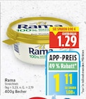 Streichfett von Rama für 1,11 € bei E center im Angebot Streichfett von Rama im aktuellen E center Prospekt