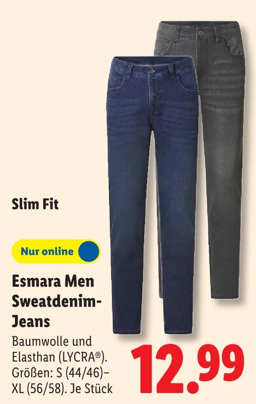 Men Sweatdenim-Jeans